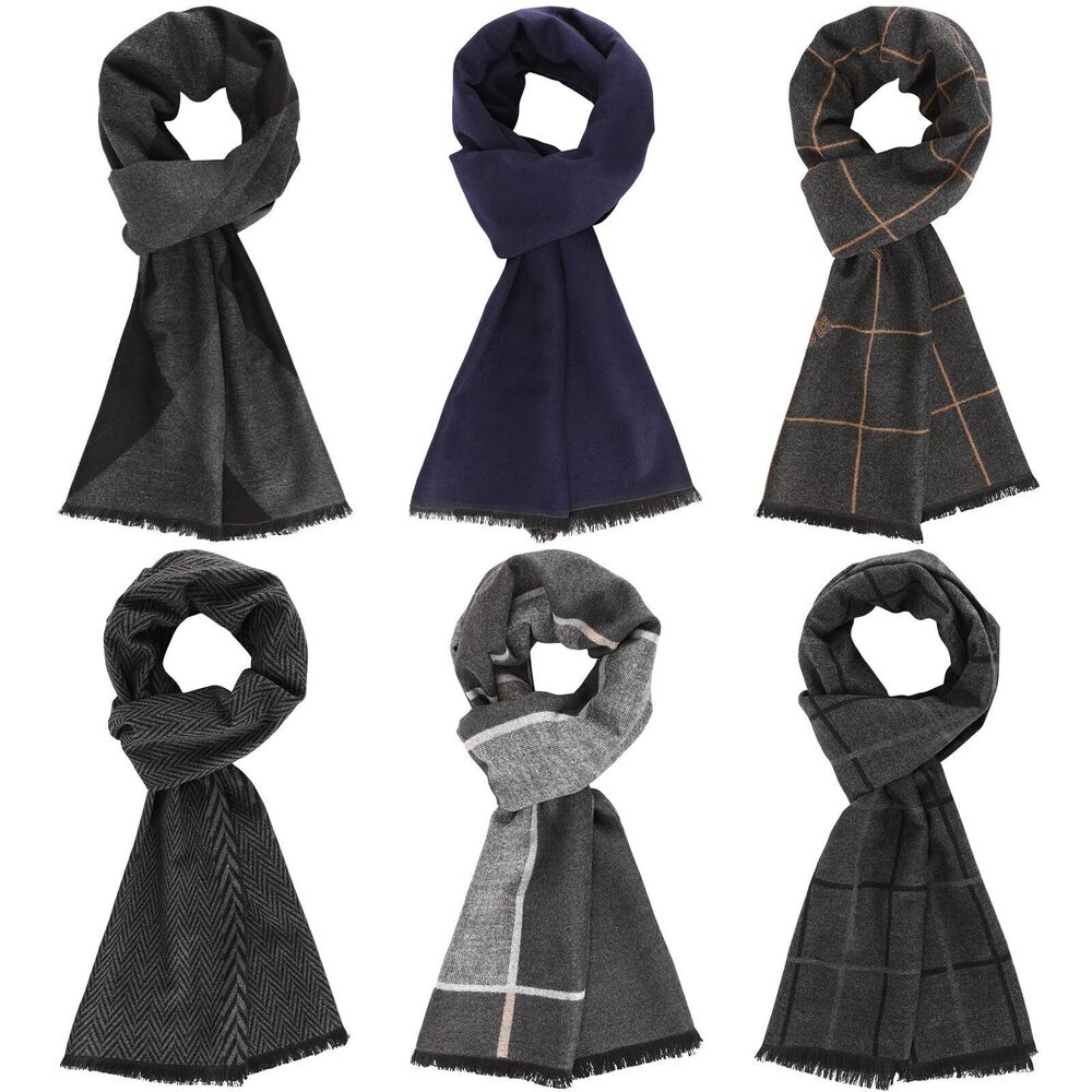 8051 6 Pcs 's Winter Warm Scarf, Soft Winter Scarf , Long Cashmere Feel